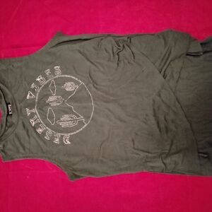 Green Sleeveless Desert Vibes Top